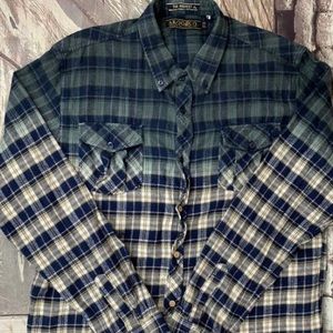 Akoo Flannel Shirt Mens XL